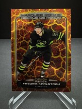 2022-23 O-Pee-Chee Fredrik Karlstrom Marquee Rookie Hot Magma 063/499