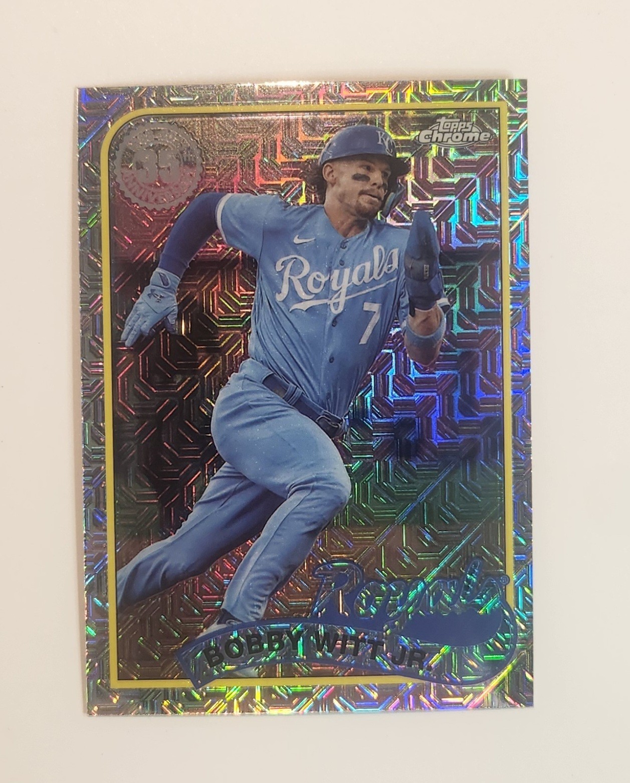 2024 Topps Series 1 - 1989 Topps Chrome Silver Pack Bobby Witt Jr. #T89C-85