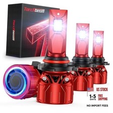9005 9006 Fog Lights - 72000LM HB3 HB4 Bulbs - 360  Adjustable 9005 9006