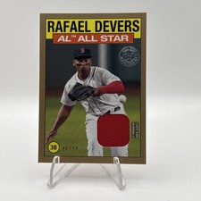 Rafael Devers 2021 Topps 1986 All-Star Relic SP #86ASR-RD Red Sox GU Jersey /50