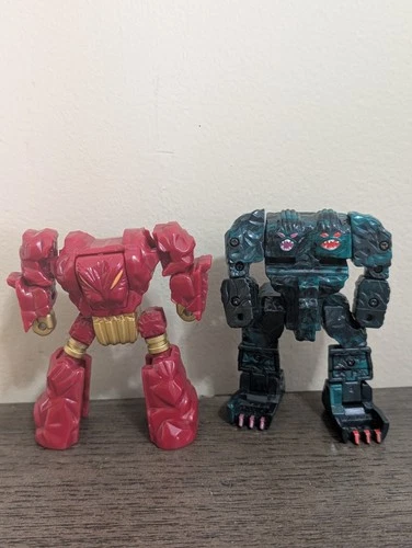 ROCK LORDS Lot Of 2 Sticks N Stones & Brimstone Figure Tonka GoBots 1986 Vintage