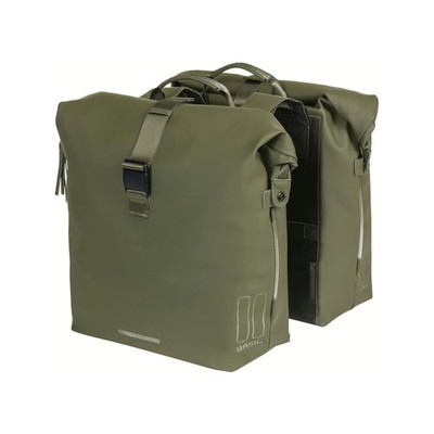 Basil Fahrrad Doppeltasche SoHo Nordlicht mossgrün 41 L Universell Fahrradtasche
