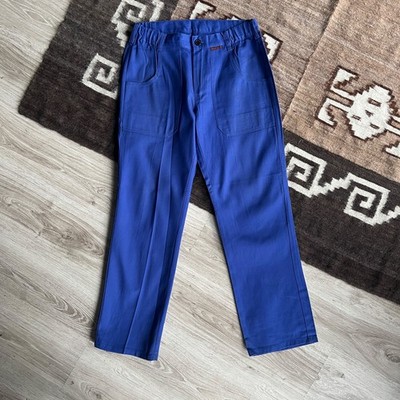 Vintage Qualitex French German European Workwear Pants Utility Trousers W32