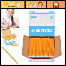 Bulk Pack of 500 Pre-Sharpened 2 HB Wood Pencils - Perfect for School Office
