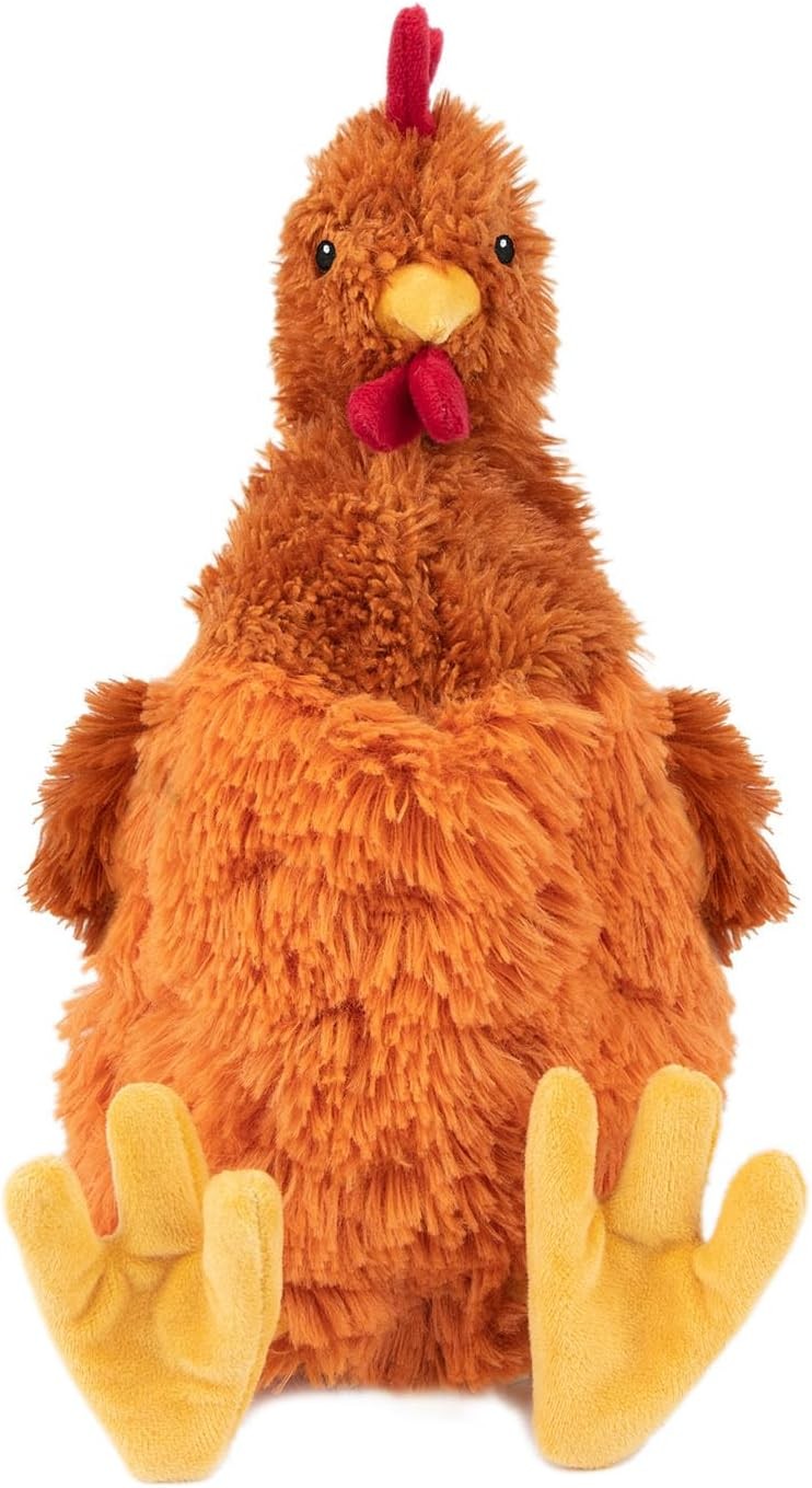Interactive Squeaky Dog Chew Toy Crinkle Chicken Large for Small, Medium & Large