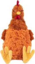Interactive Squeaky Dog Chew Toy Crinkle Chicken Large for Small, Medium  Large