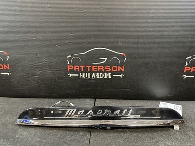2019 MASERATI GHIBLI REAR DECK LID FINISH PANEL TRIM MOLDING