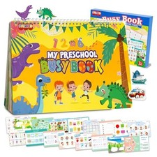 Montessori 24 Themes Busy Book for Toddlers 3-5, Engaging Preschool Learning