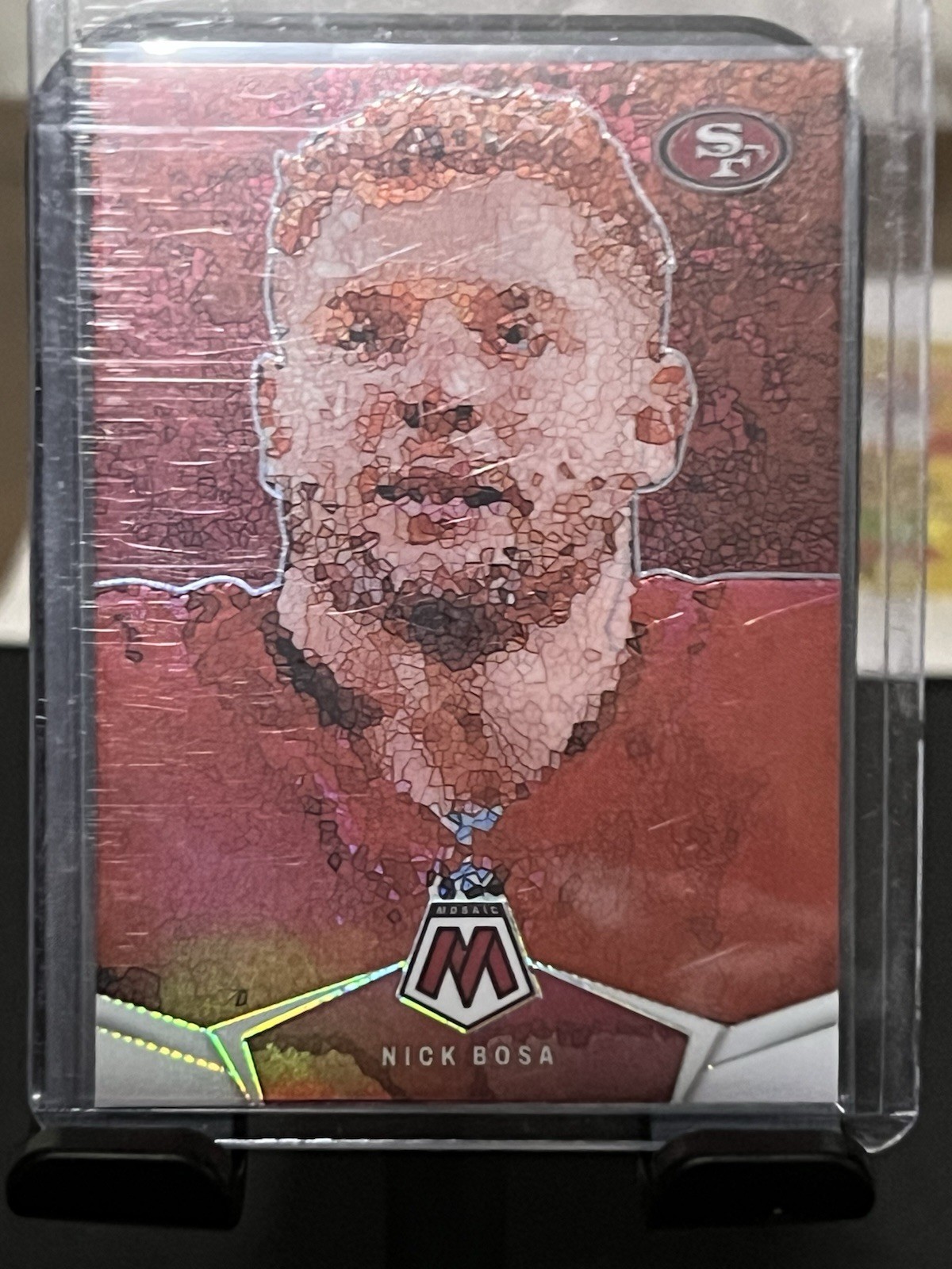 2024 Panini Mosaic Nick Bosa No. MM-NBA Micro Mosaic SSP Case Hit