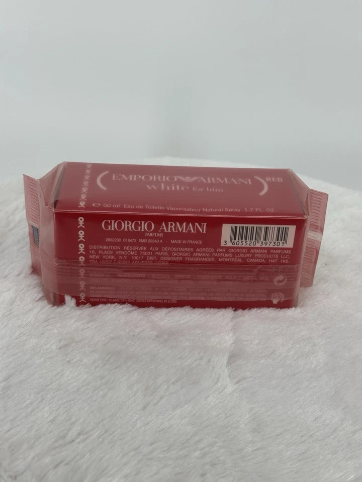 Giorgio Armani Emporio Armani Blanco para Él ROJO EDT 1.7 oz 50 ml Sellado Foto 4 de 4