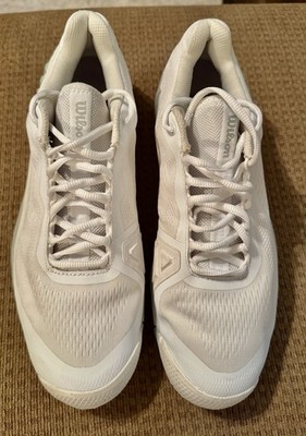 Wilson Men's Rush Pro 4.0 Tennis Shoes White  Size 11.5