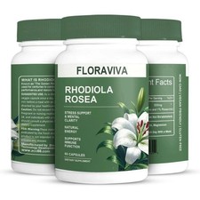 Floraviva Rhodiola Rosea Capsules Supplement Healthcare