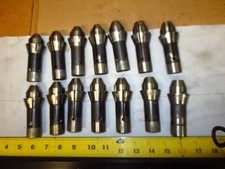 Lot of 14 S&M TF25EN Hex, Square, RD, Extended Nose  Collet  Southwick & Meister