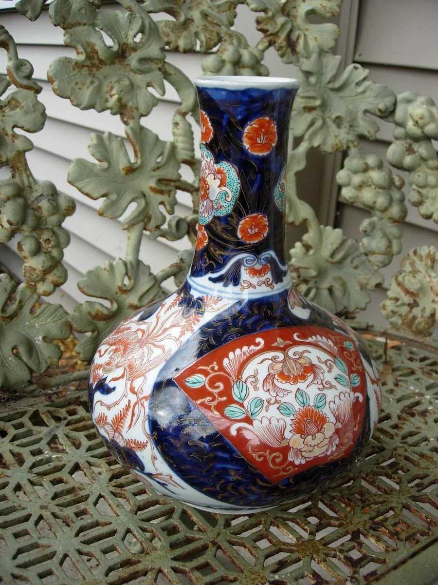 古董伊万里瓷器花瓶日本古董花瓶| eBay