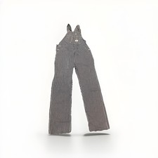 Vintage 1980s 90s Round House Coveralls Pin Stripe Sz 38x36