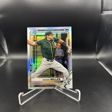 2021 Bowman Draft Chrome Mason Miller 1st Refractor #BDC-85 RC Athletics