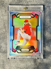 Rhett Lowder 2024 Prizm Silver Holo Variation Prizm Rookie Parallel