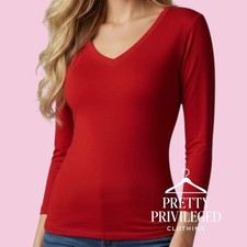 Y2K Cleo Red V-Neck Top