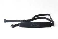Leica Genuine Leather Strap Black Script Logo for M Series Near Mint Condition