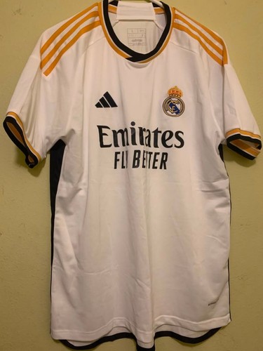 Adidas Real Madrid 2023/24 Vinicius Jr #7 Home Jersey Size L - Brand New