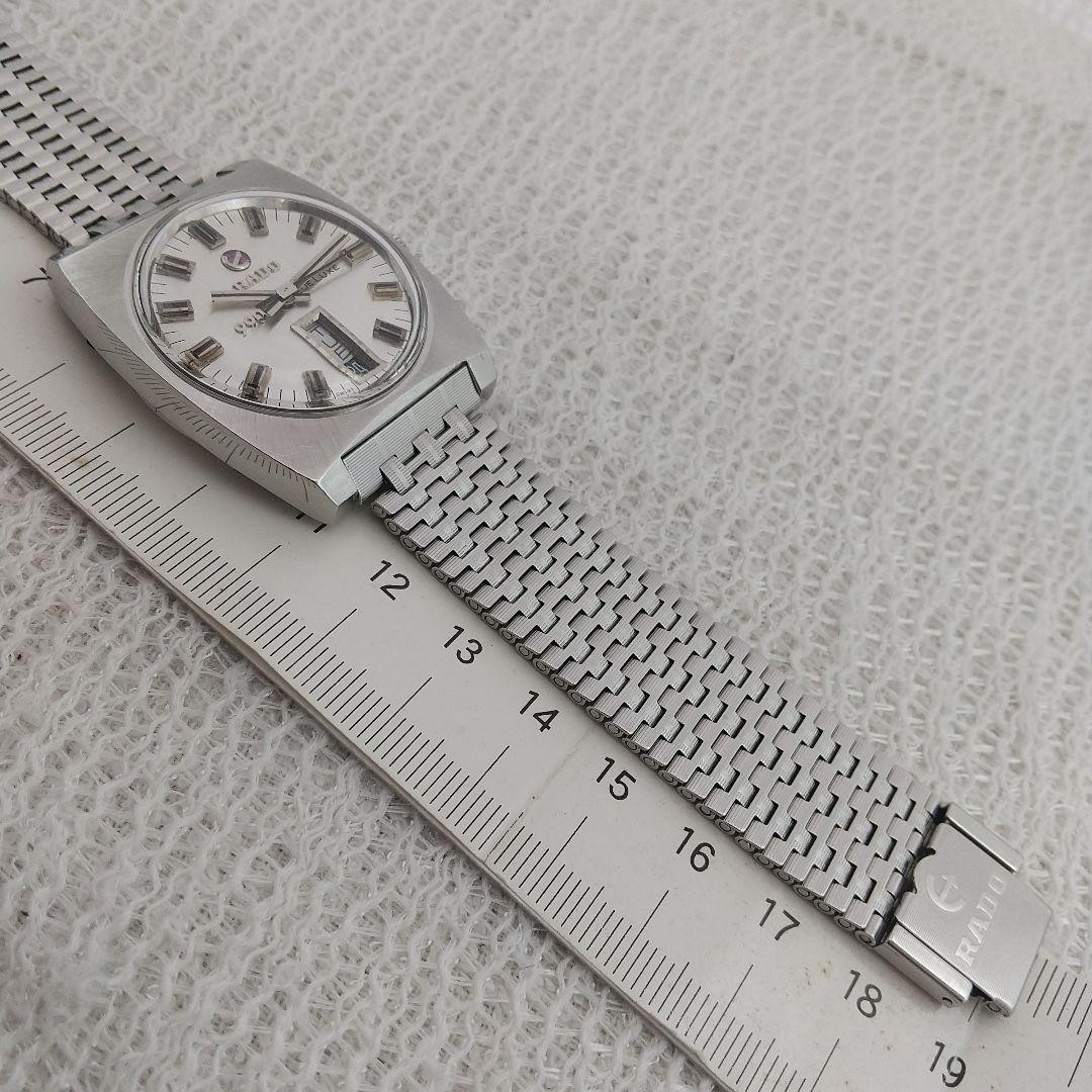 Rado 990 Deluxe Automatic Silver Watch Ref11860-1 Wristwatch