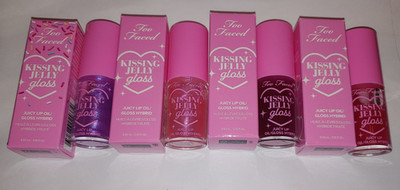 Too Faced Kissing Jelly Lip Gloss - You Choose Shade - New in box