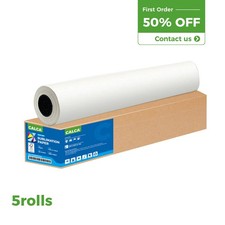 5rolls 44" x 328' Dye Sublimation Paper for Heat Transfer Printing 95gsm 3" Core