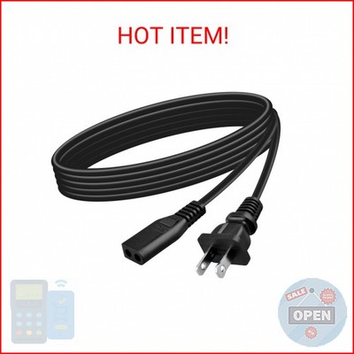 Tomatosd 2-Prong AC IN Power Cord Cable Plug Compatible with Craig CD6951 CD6951