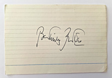 Peter Ustinov - Espartaco - Autógrafo original firmado a mano