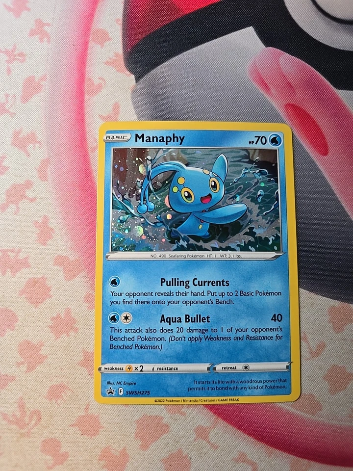 Manaphy SWSH275 SWSH: Sword & Shield Promo Cards Holo - Image 2 of 4