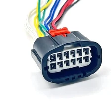 Headlight Connector Pigtail Harness Plug 12-Wire Compatible with 300 2011-20