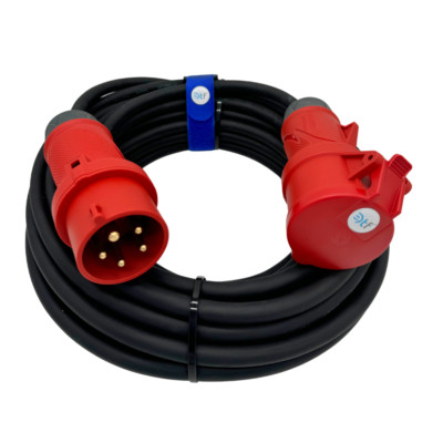 CEE Starkstromkabel H07RN-F 400V 16A 5x1,5mm² MENNEKES Verlängerung IP54 2-50m