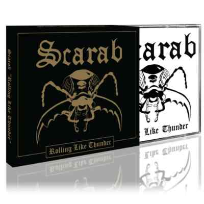 Scarab Rolling Like Thunder CD NWOBHM rare UK heavy metal death aragorn satan Oz