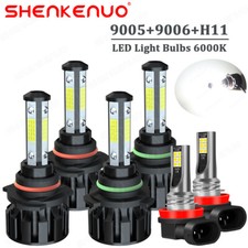 For Toyota RAV4 2006-2012 9005+9006+H11 LED H...