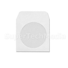 1000 Heavy Weight 100g CD DVD Paper Sleeve Envelope Clear Window Flap Wholesale