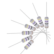 40pcs 3W 3 Watt Metal Oxide Film Resistor Lead 47 Ohm ±5% Tolerance