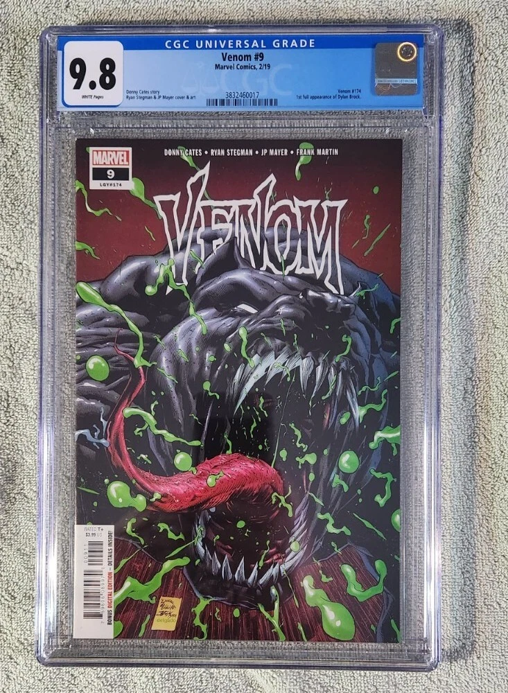 Venom Certified Guaranty Company (CGC) 9.8 Near Mint/Mint Comics