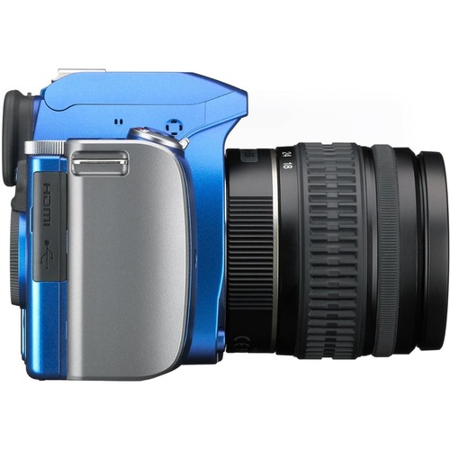 Kit fotocamera reflex Pentax K-S1 con obiettivo DA L 18-55 mm blu SCATOLA APERTA - 06493 - Foto 5 di 5