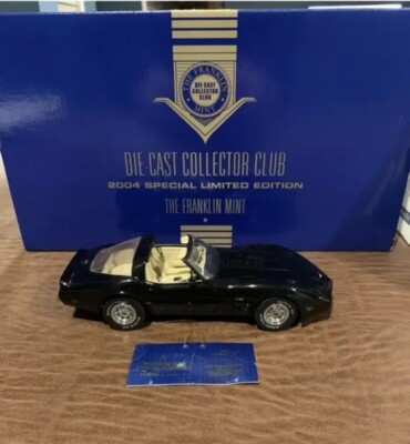 1/24 フランクリンミント 1980 コルベット ミニカー FRANKLIN MINT CORVETTE 1980 CLUB CAR BLACK, LE # 2421/9900 B11C485