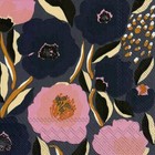 Marimekko ROSARIUM blue rose paper lunch napkins 3 ply 33cm sq