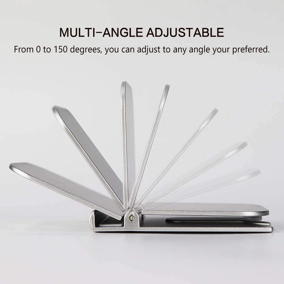 UK Mini Desktop Stand Adjustable Phone Holder for iPhone Samsung Xiaomi Huawei - Image 4 of 4