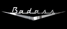 New Size Awesome Hot Rod Badass Emblem Decal Huge 13.0 Inch Version