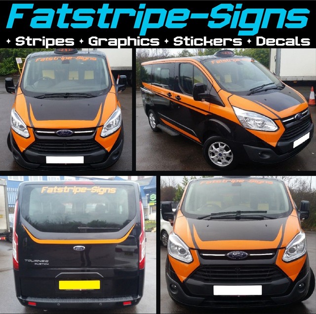 Ford TRANSIT Custom SWB Msport Van Graphics Stickers Decals Stripes