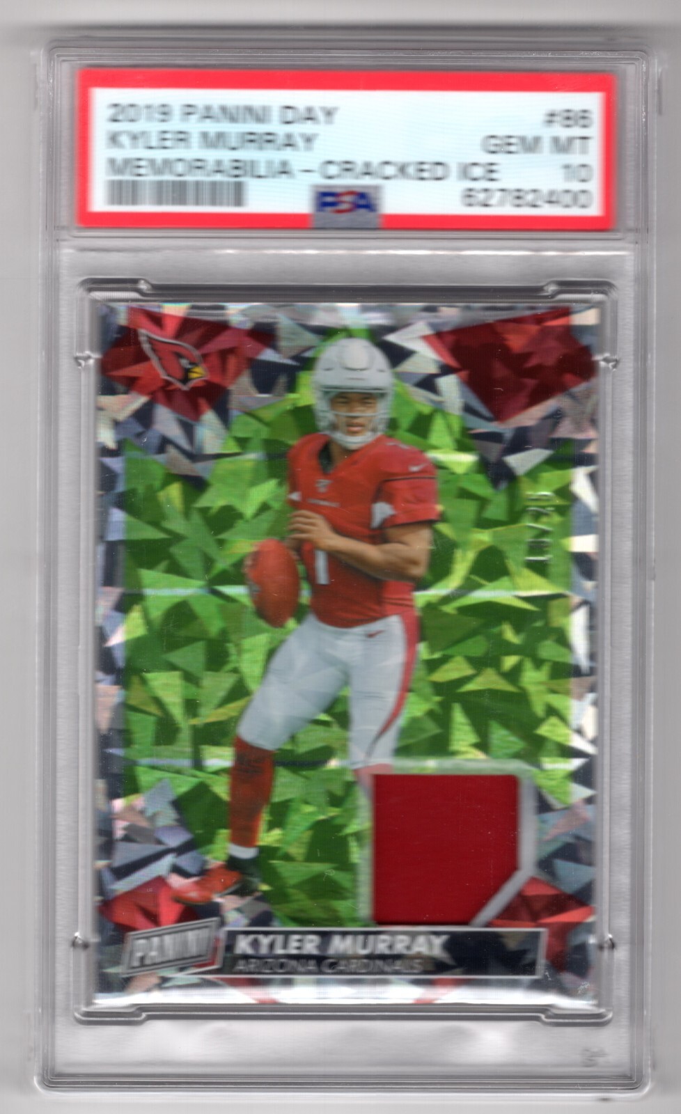 Kyler Murray Panini Day #86 Memorabilia-Cracked Ice