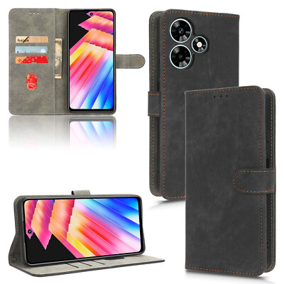 RFID Blocking Protect Flip Wallet leather Case For Infinix Hot 30i / Hot 30