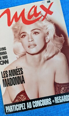 MADONNA FRENCH MAX MAGAZINE FRANCE 1991 STEVEN MEISEL Promo Poster