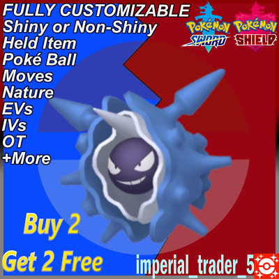 Pokémon Sword and Shield   Shiny Cloyster   W/ Best 6IV Customizable