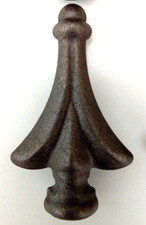 3 Weldable Metal Rail Heads Wrought Iron Gates Railings Fence Tops Finial Spear