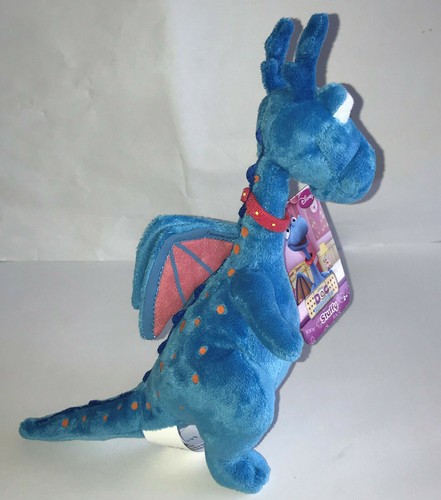 DISNEY STORE DOC MCSTUFFINS 8 1/2" STUFFY DRAGON mini bean bag plush soft toy - Picture 2 of 3