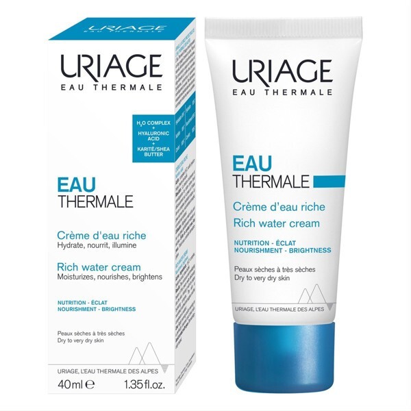 Uriage Eau Thermale Face Cream Moisturizes Brightens Replumps Nourishes 40ml